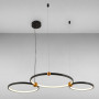 Зображення Люстра підвісна LED кільця Light LS-17122-C 300+400+500MM чорнаИМ Light-Deco