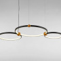 Зображення Люстра підвісна LED кільця Light LS-17122-C 300+400+500MM чорнаИМ Light-Deco1