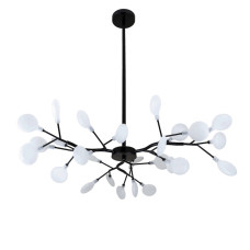 Люстра молекула підвісна Light House LS-17126-27 BK+WH чорна