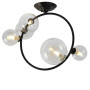 Зображення Стельова люстра Light House LS-17132-5 BK+CL чорнийИМ Light-Deco
