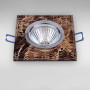 Зображення Світильник точковий вбудований Levistella 705529 коричневий мармур ИМ Light-Deco 1 