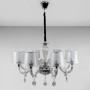 Зображення Люстра підвісна з абажуром Light House SRS-18497/8 хром ИМ Light-Deco 