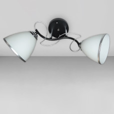 Люстра стельова Light House SRS-18500/2 чорний + хром