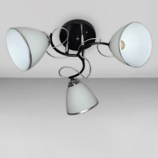 Люстра стельова Light House SRS-18500/3 чорний + хром
