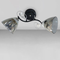 Люстра стельова Light House SRS-18502/2 чорний + хром