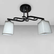 Люстра стельова Light House SRS-18503/2 чорний + хром