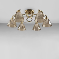 Люстра стельова Light House SH-18521/6 AB 640*640*230 бронза