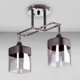 Изображение Люстра потолочная Light House SR-18522/2 BK+CH L520*W120*H300 хром + черный  ИМ Light-Deco 