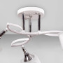 Зображення Люстра стельова Light House SR-18526/3 WT+CH D560*H240 білий + хром ИМ Light-Deco 1 
