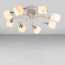 Люстра стельова Light House SR-18526/8 WT+CH D740*H240 білий + хром