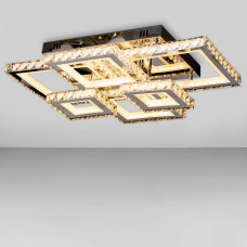 Люстра стельова світлодіодна Light House SY-18531 CR DIMMER 680*500*170 176W, колір хром