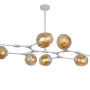 Изображение Люстра молекула подвесная Levistella 752L7731-8 WH+BR белый + коричневый ИМ Light-Deco1