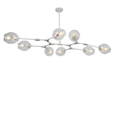 Люстра молекула підвісна Levistella 752L7731-8 WH+CL біла