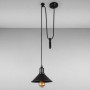 Изображение Люстра подвесная Light House LS-17179F-1G BK подвес с гирей чернаяИМ Light-Deco