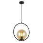 Зображення Люстра підвісна Light House LS-17187-1 BK+BR чорнаИМ Light-Deco