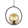 Зображення Люстра підвісна Light House LS-17187-1 BK+BR чорнаИМ Light-Deco1