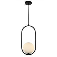 Люстра підвісна Light House LS-17190-1 BK+WH чорний + білий