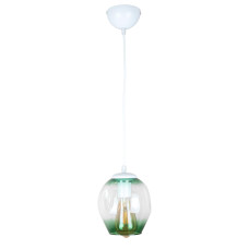 Люстра підвісна Light House LS-17191F-1 WH+GR білий + зелений