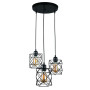 Изображение Люстра подвесная Light House LS-17192F-3 BK (300) чернаяИМ Light-Deco