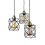 Изображение Люстра подвесная Light House LS-17192F-3 BK+BRONZE (300) черный + бронзаИМ Light-Deco1