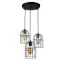 Зображення Люстра підвісна Light House LS-17194F-3 BK (300) чорнаИМ Light-Deco