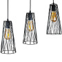 Зображення Люстра підвісна Light House LS-17195F-3 BK (500) чорнаИМ Light-Deco1