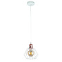 Зображення Люстра підвісна Light House LS-17196F-1 WH+RG білий + міднийИМ Light-Deco