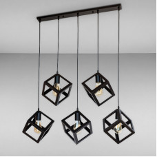Люстра підвісна Light House LS-17198F-5 BK (700) чорна