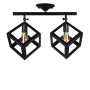 Зображення Люстра стельова Light House LS-17199F-2 BK чорнаИМ Light-Deco