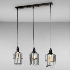 Люстра підвісна Light House LS-17203F-3 BK (500) чорна
