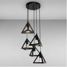 Люстра підвісна Light House LS-17204F-5 BK (300) чорна