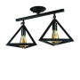 Зображення Люстра стельова Light House LS-17205F-2 BK чорнаИМ Light-Deco