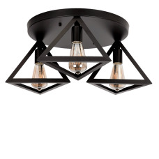 Люстра стельова Light House LS-17205F-3 BK (400) чорна