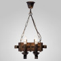 Зображення Люстра підвісна свічки Light House DL-17210/4 дерево коричневеИМ Light-Deco1