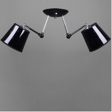 Люстра стельова Light House DL-17214/2 чорна