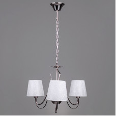 Люстра підвісна з абажурами Light House DL-17216/3 сатин + білий