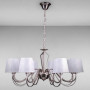 Зображення Люстра підвісна з абажурами Light House DL-17216/8 сатин + білийИМ Light-Deco