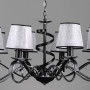 Зображення Люстра підвісна з абажурами Light House DL-17219/8 Хром з чорнимИМ Light-Deco1