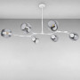 Зображення Люстра молекула підвісна Light House LS-17085-6 WH+BK біла ИМ Light-Deco 