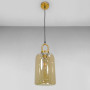 Зображення Люстра підвісна Light House LS-18033-1 BRZ+BR бронза коричневий плафон ИМ Light-Deco 