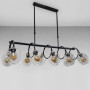 Зображення Люстра підвісна Light House LS-18034-10 BK+CL чорний плафон прозорий ИМ Light-Deco 