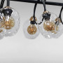 Зображення Люстра підвісна Light House LS-18034-10 BK+CL чорний плафон прозорий ИМ Light-Deco 1 
