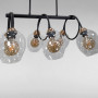 Зображення Люстра підвісна Light House LS-18034-6 BK+CL чорна плафон прозорий ИМ Light-Deco 1 