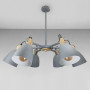 Изображение Люстра подвесная Light House LS-18038-6 GRAY серая ИМ Light-Deco 