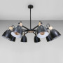 Зображення Люстра підвісна Light House LS-18038-8 BK чорна ИМ Light-Deco 