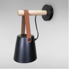 Настінний світильник Бра LS-18039-1 BK чорний