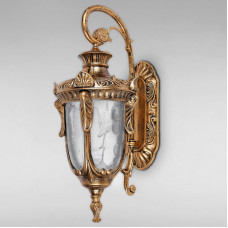 Вуличний настінний світильник Бра LS-18041-M-W GB золото