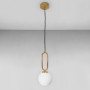 Зображення Люстра підвісна куля Light House LS-18050 BRZ+WH бронза плафон білий ИМ Light-Deco 