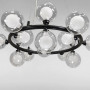 Зображення Люстра підвісна Light House LS-18066-15 BK+CLWH чорна плафон прозорий ИМ Light-Deco 1 