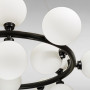 Зображення Люстра підвісна Light House LS-18066-15 BK+WH чорна плафон білий ИМ Light-Deco 2 
